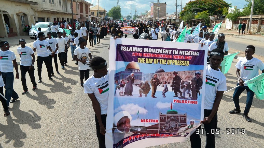  Quds day procession in Bauchi on Fri the 31 th of may 2019